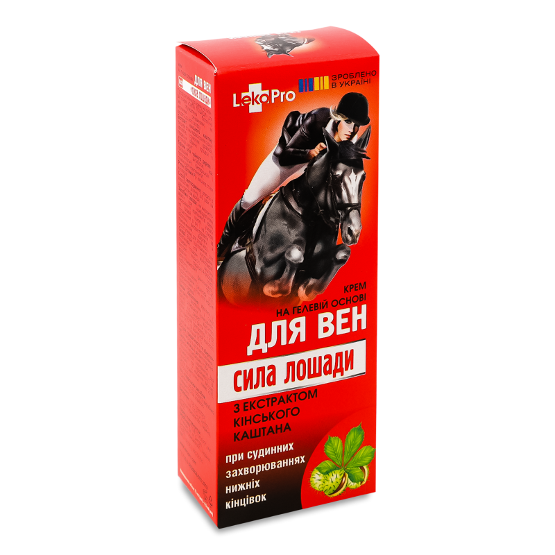Крем-гель д/вен Сила коня 75мл ЛекоПро