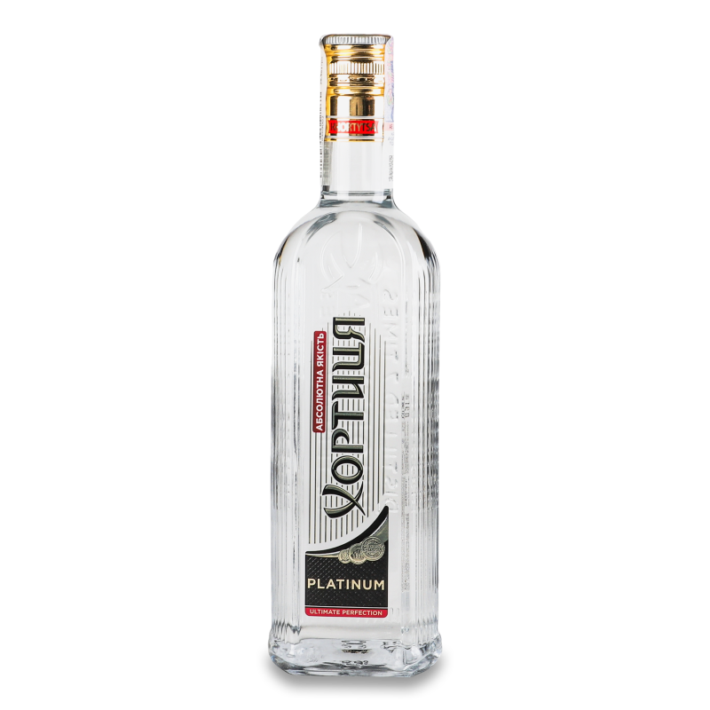 Горілка Нова Platinum 40% 0,5л штоф Хортиця