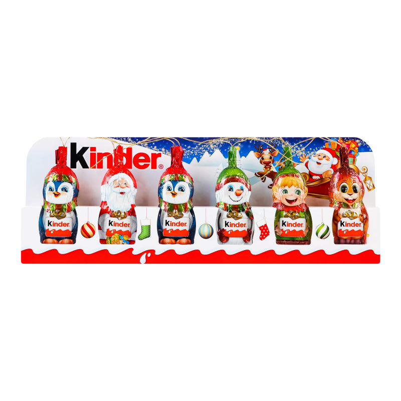 Шоколад фігурний молочний з молочним шаром Kinder к/у