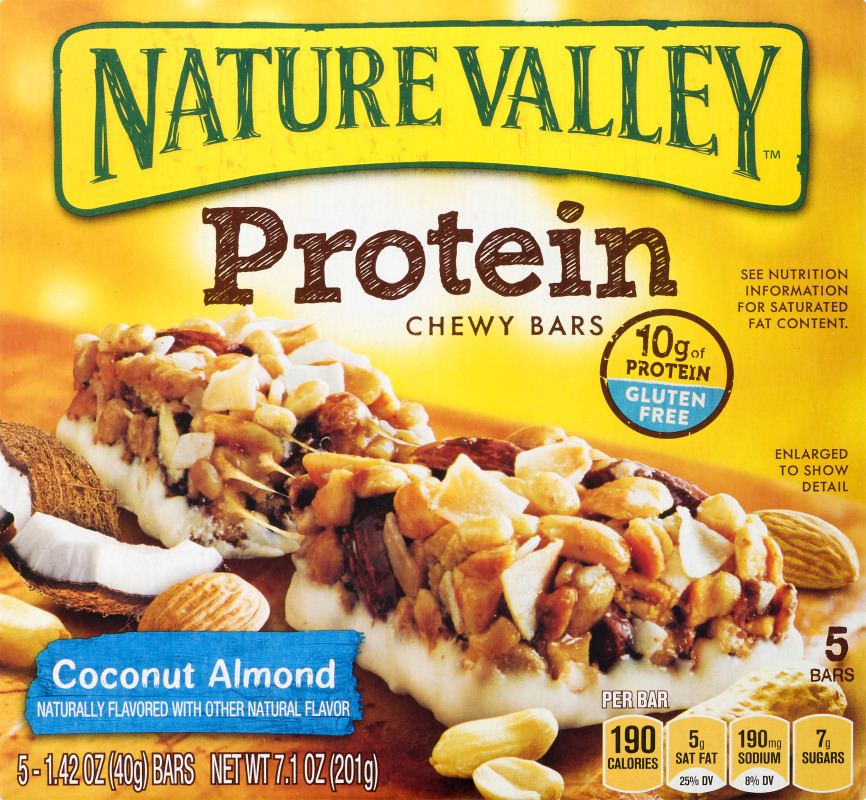 Nature Valley Protein Chewy Bars Coconut Almond - 5 CT