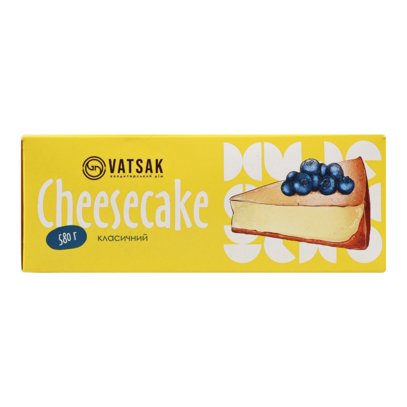 Чизкейк классический Vatsak к/у 580г Vatsak(4820269020610): купить