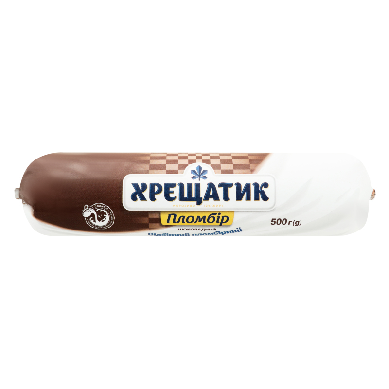 Мороженое крещатик пломбир шок цилиндр 500г (4823009203618)