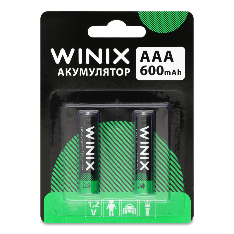 Акумулятор Ni-MH AAA 600мАч 2шт Winix