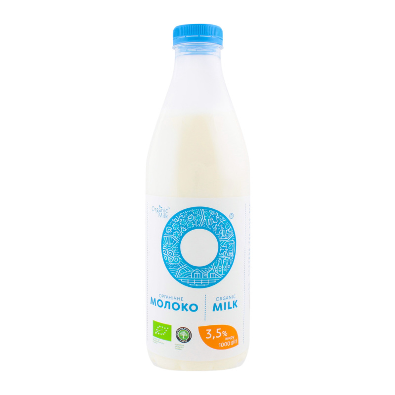 Молоко 3,5% органічне Organic Milk п/б 1000г Organic Milk