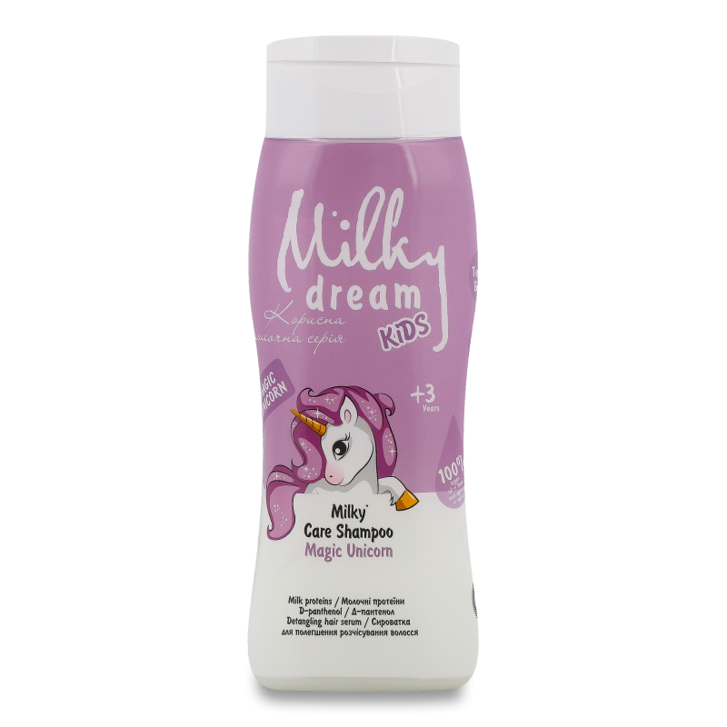 Шампунь-догляд дитячий Чарівна Єдиноріжка д/неслухняного волосся 300мл Мілкі дрім