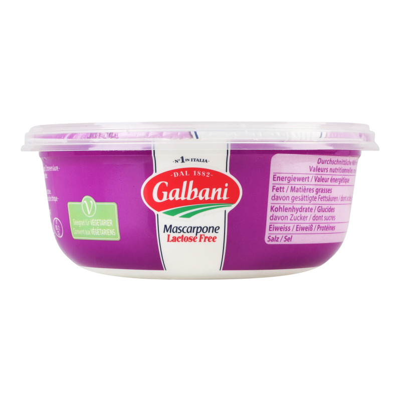 Сир 80% свіжий безлактозний Маскарпоне Galbani п/у