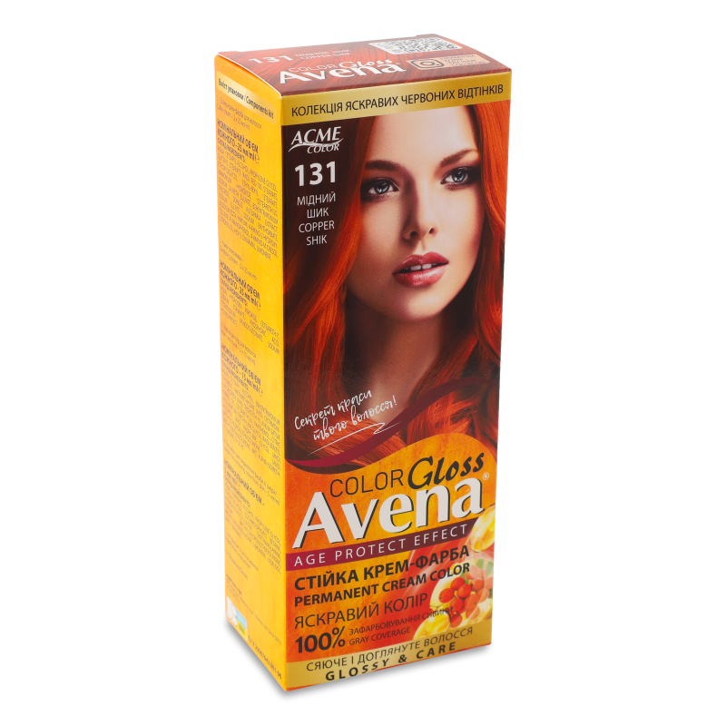 Крем-фарба д/волосся ColorGloss 131 мідний шик Avena