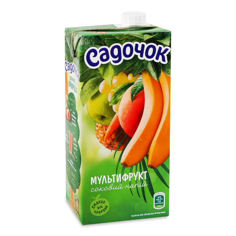 Нектар Мультифрукт 0,95л т/п Садочок