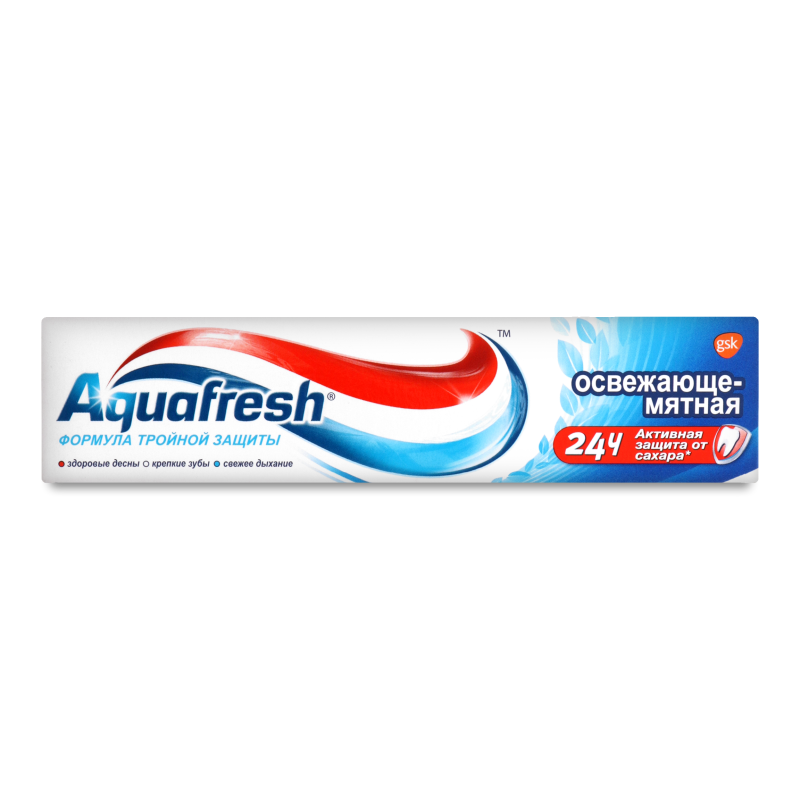 Паста зубна Triple protection Fresh&Minty з фтором 50мл Aquafresh