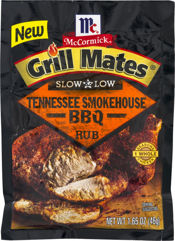 McCormick Grill Mates Slow & Low Tennessee Smokehouse BBQ Rub McCormick