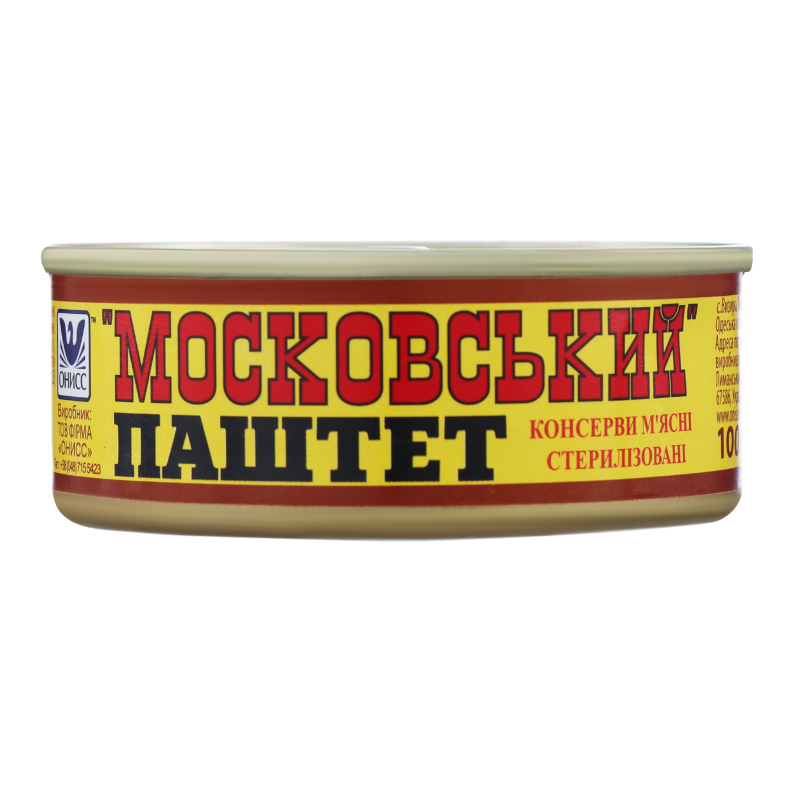 Паштет Московский Онисс ж/б 100г Онисс(4820007990588): купить в ...