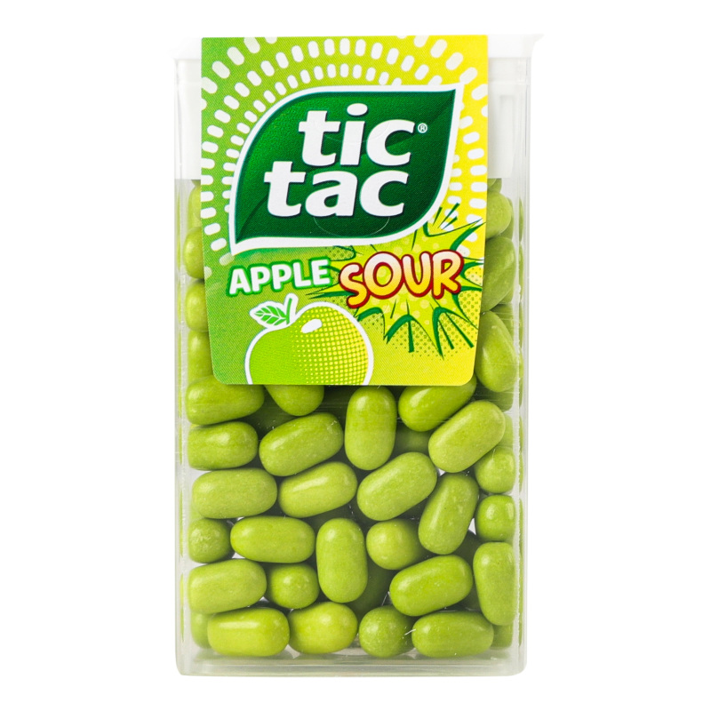 Драже Apple Sour Tic Tac п/у 54г Tic Tac(8000500428702): купить в
