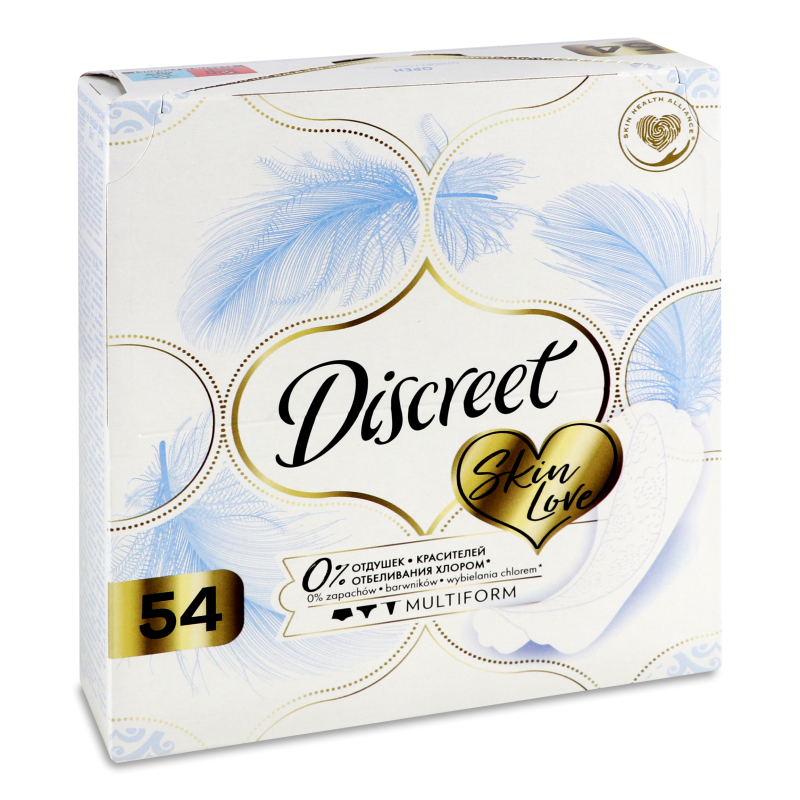 Прокладки щоденні Скін Лав мультіформ 54шт Діскріт