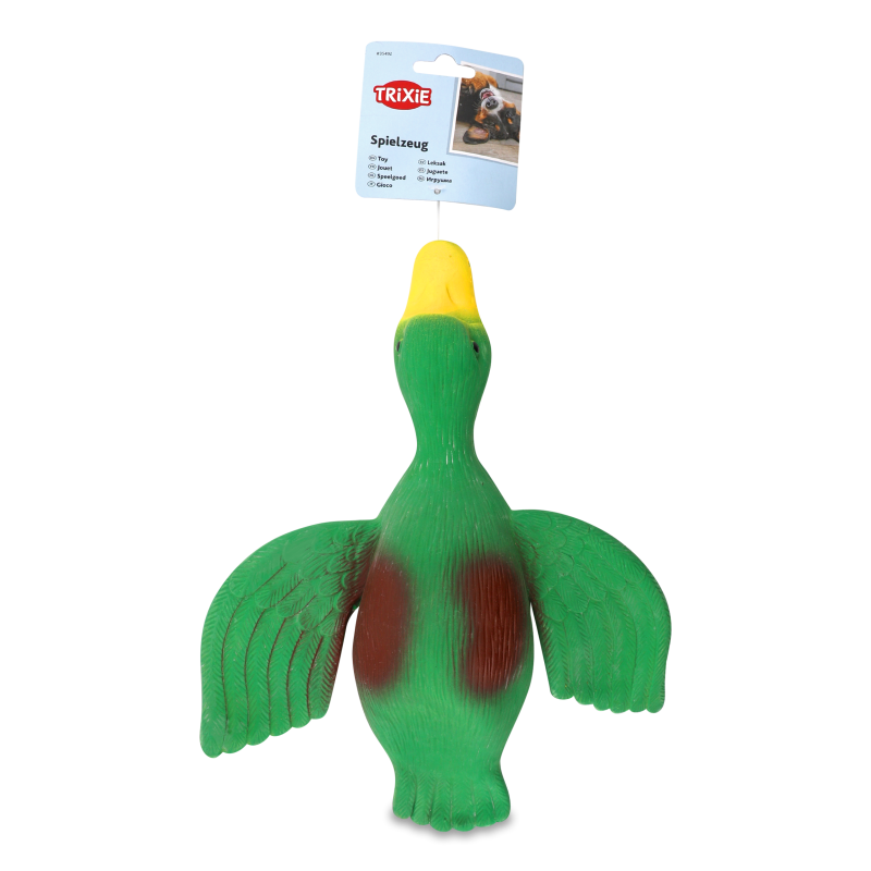Іграшка д/собак Качка латекс з звуком 30см Тріксі