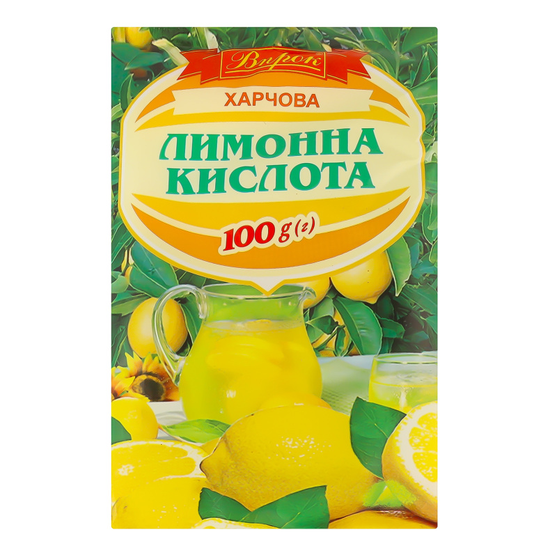 Кислота лимонная Впрок м/у 100г Впрок(14820138100792): купить в ...