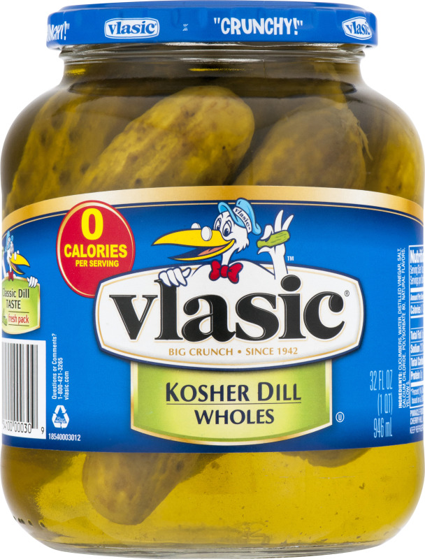 Vlasic Pickles Kosher Dill Wholes Vlasic(54100000309) customers