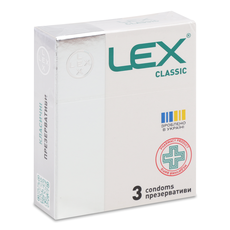 Презервативи Класичні 3шт Лекс