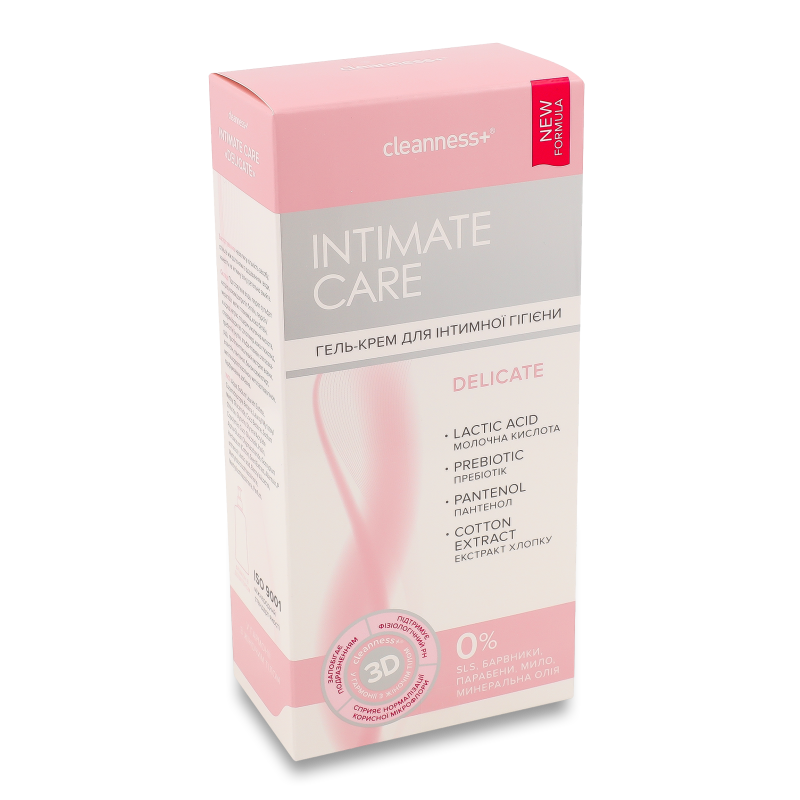 Крем-гель д/інтимної гігієни Делікатний 310г Cleanness+