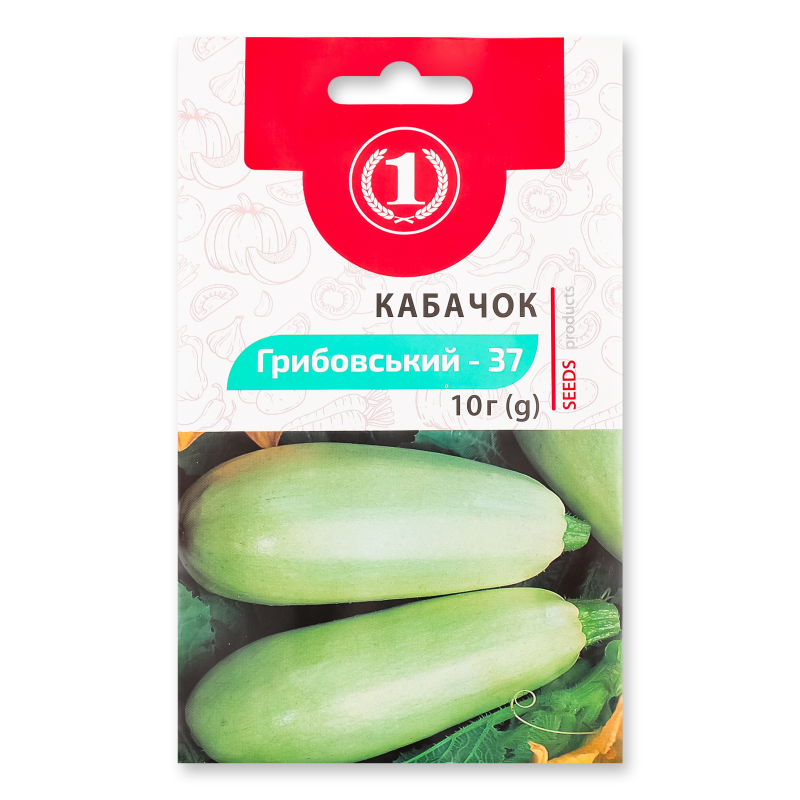 Насіння Кабачок Грибовський 10г ТМ “1”
