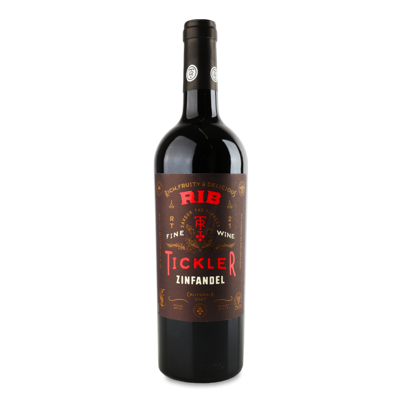 Вино Zinfandel червоне сухе 13,5% 0,75л Rib Tickler