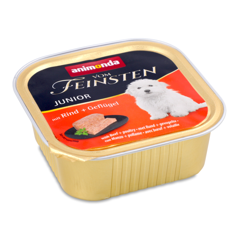 Корм д/цуценят Паштет з яловичиною та птицею 150г Вом Фейштн