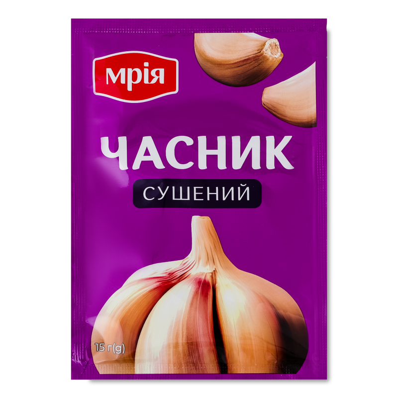 Часник сушений гранульований 15г Мрія