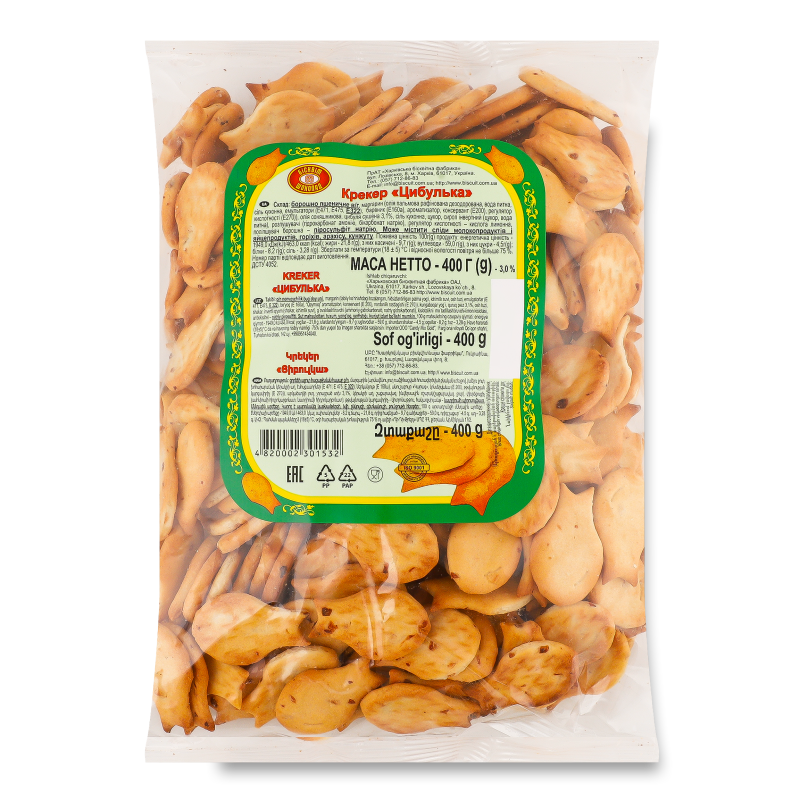 Крекер Цибулька 400г Бісквіт-шоколад