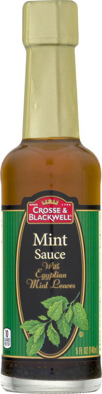 Crosse & Blackwell Mint Sauce with Egyptian Mint Leaves Crosse
