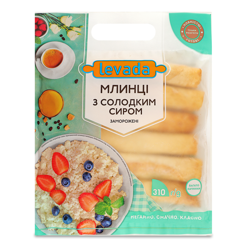 Млинці з солодким сиром 310г Levada