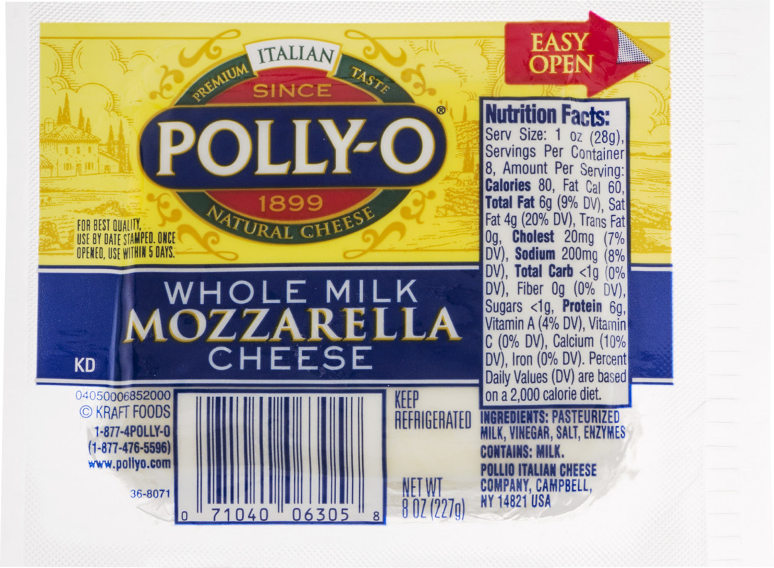 PollyO Whole Milk Mozzarella Cheese PollyO(71040063058) customers reviews