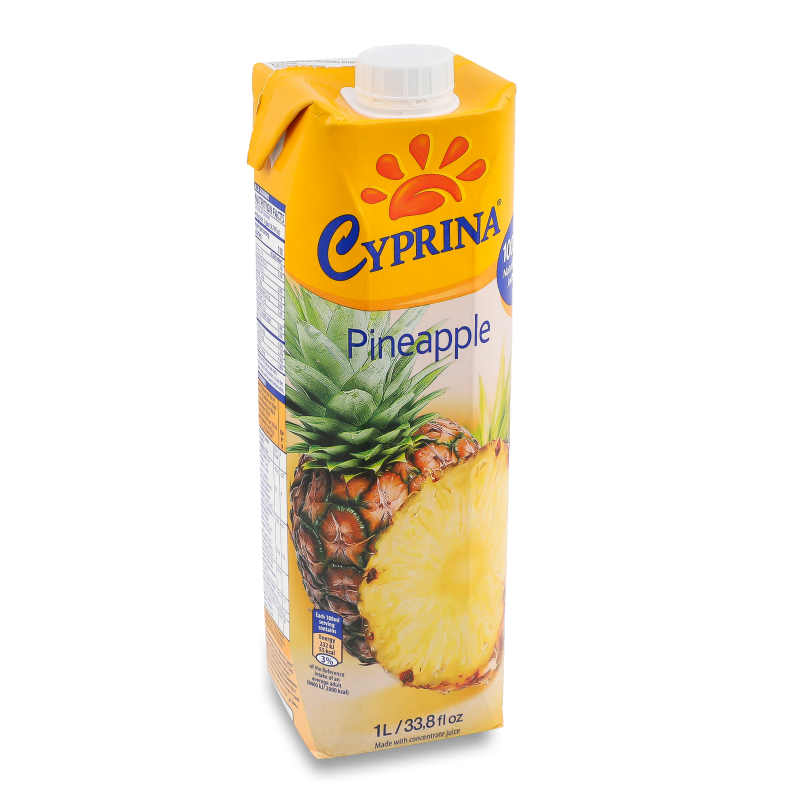Сік ананасовий 1л т/п Cyprina