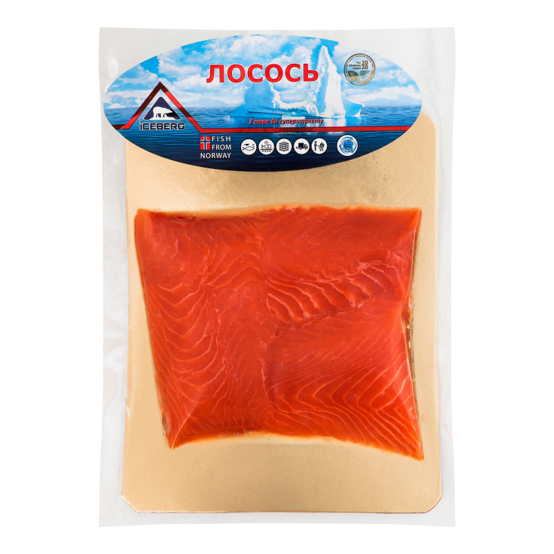 Лосось хвостова частина Iceberg сл/с з/ш в/у