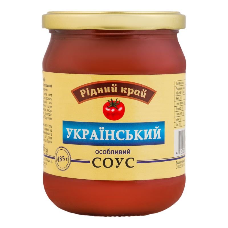 Соус пастеризований Український особливий Рідний край с/б