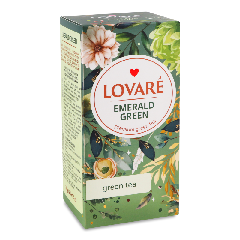 Чай Емеральд Грін зелений 24*1,5г Ловаре