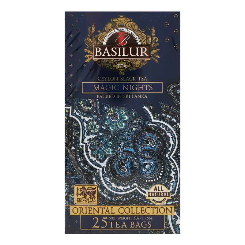 Чай черный Магия Ночи Восточная коллекция Basilur к/у 25х2г