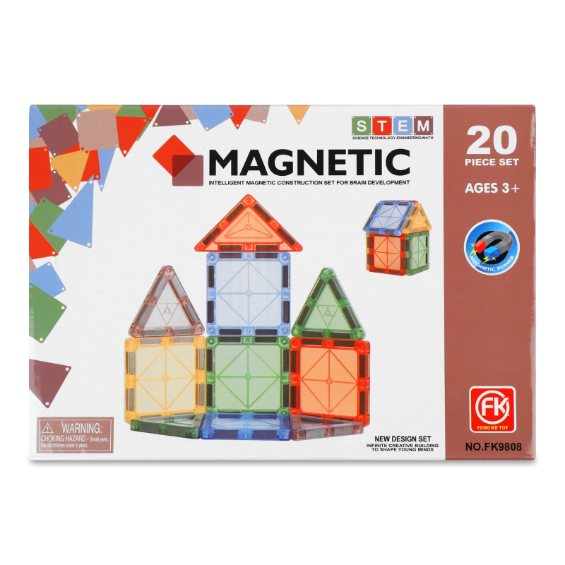 Конструктор магнітний 20елементів