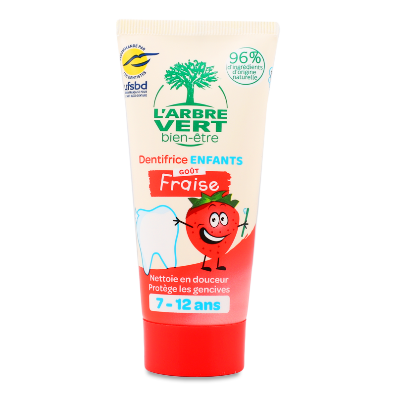 Паста зубна дитяча Смак полуниці 7-12років 50мл Лярбре верт