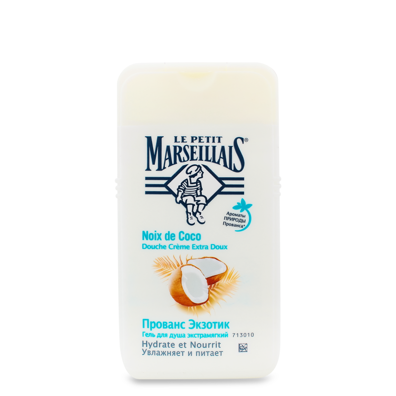 Гель д/душу Bio Coconut 250мл Le Petit Marseillais