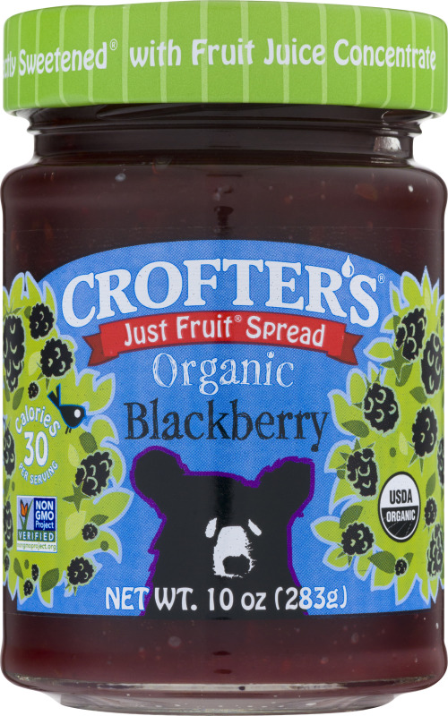 Crofter's Just Fruit Spread Organic Blackberry Crofter's