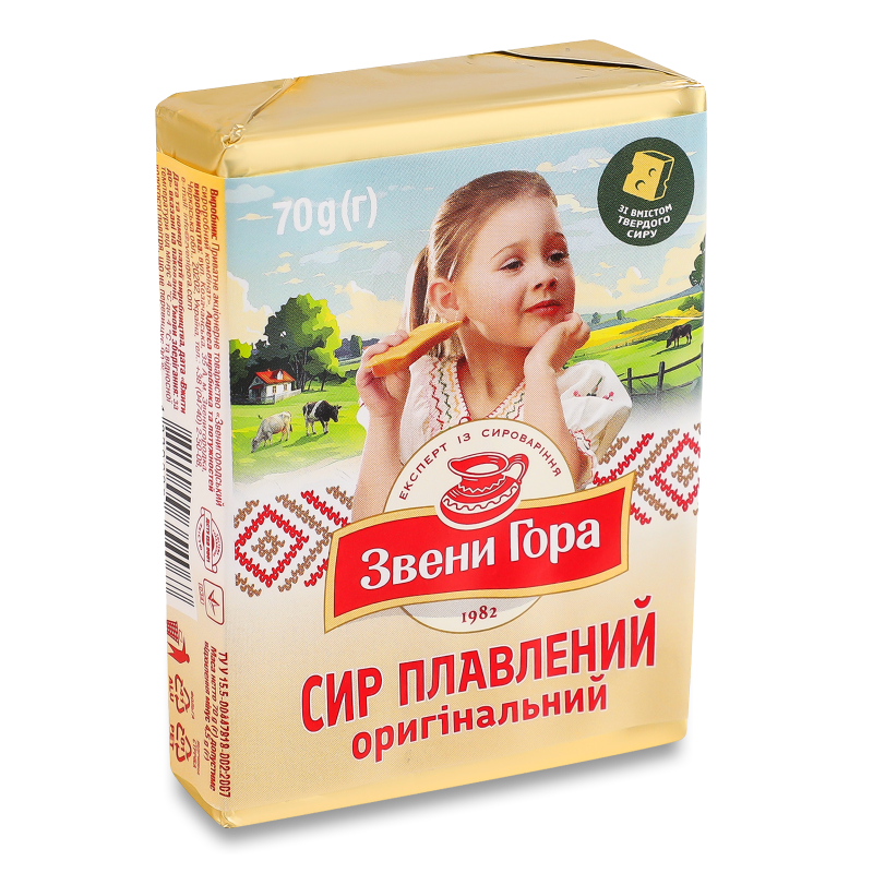 Cир плавлений Оригінальний 36% 70г Звени Гора