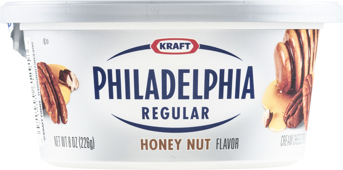 Kraft Regular Philadelphia Cream Cheese Honey Nut Flavor Kraft