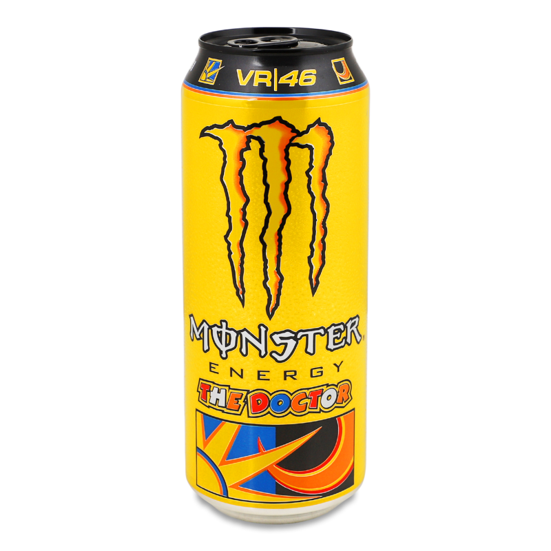 Напій енергетичний безалкогольний The Doctor сильногазований 500мл ж/б Monster Energy