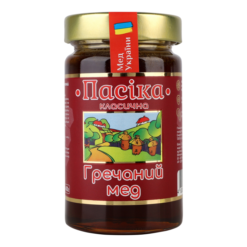 Мед гречневый Классическая Пасіка с/б 400г Пасіка(4820077580146 ...