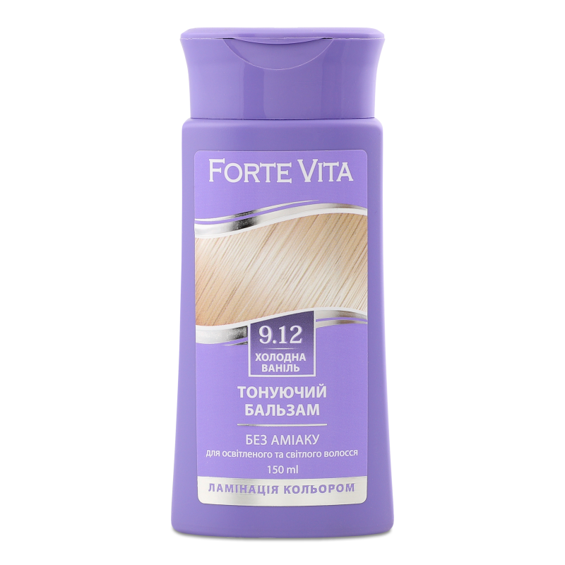 Бальзам тонуючий 9.12 холодна ваніль 150мл Форте Віта