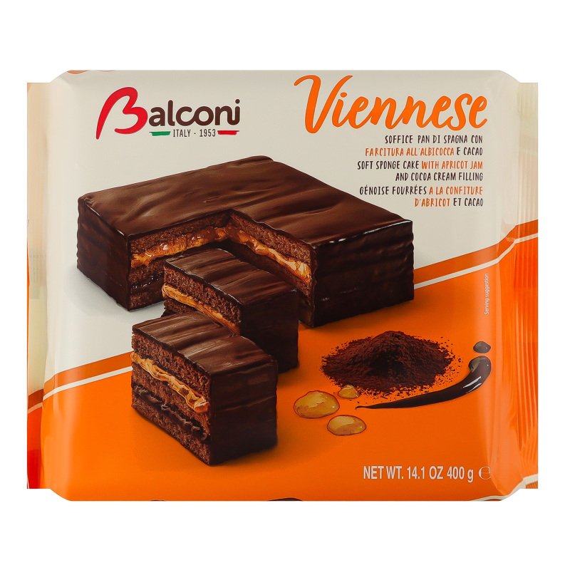 Торт з абрикосом Viennese Balconi м/у