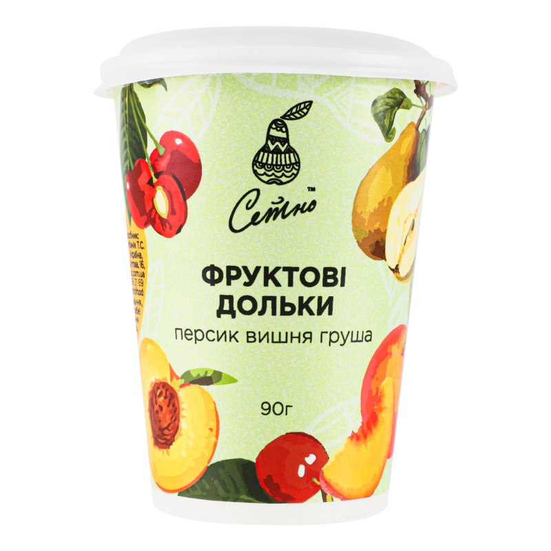 Дольки фруктові Персик-вишня-груша Сетно ст