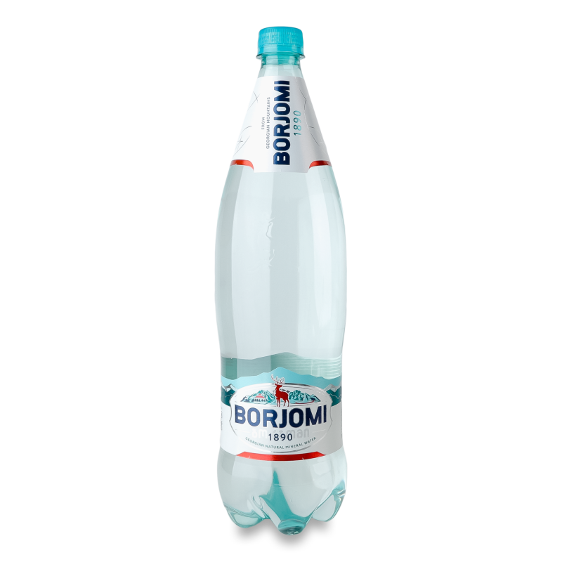 Вода мінеральна сильногазована 1,25л пет Borjomi