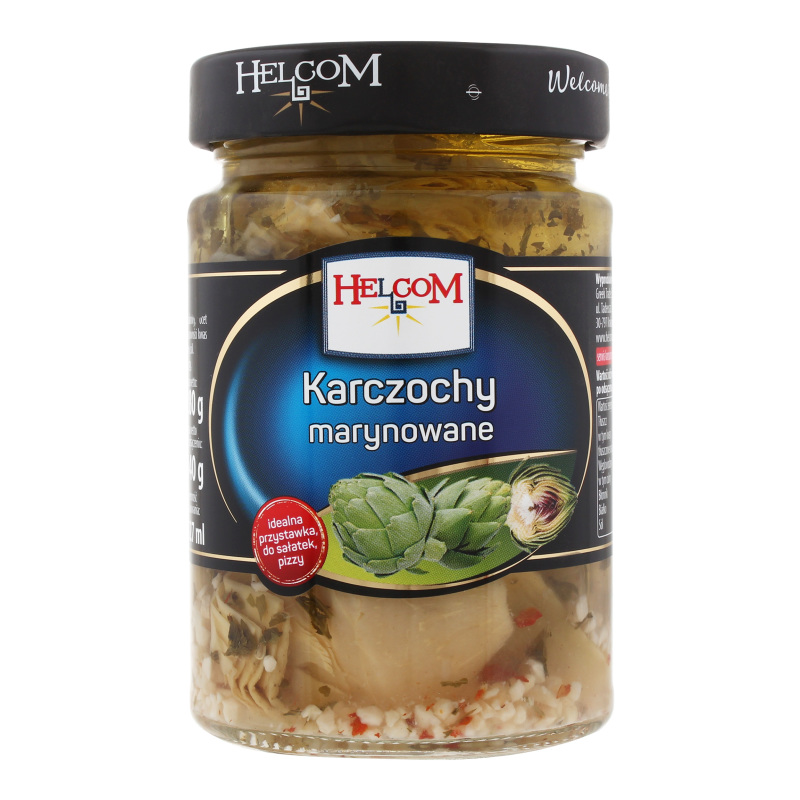 Артишоки helcom маринованные с приправами 280мл ст/б (5902166710173)
