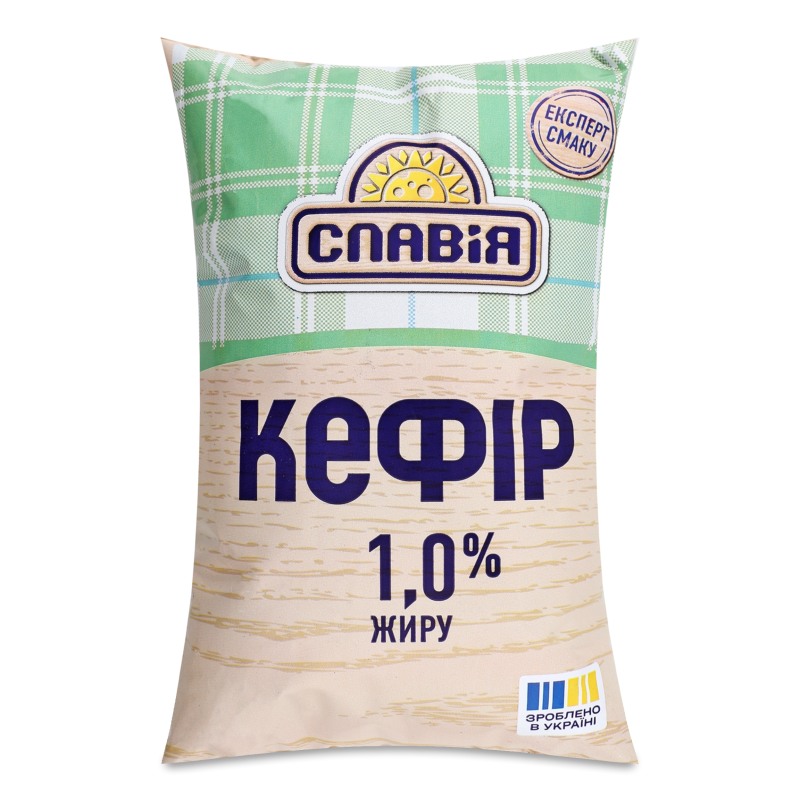 Кефір 1% 850г п/е Славія