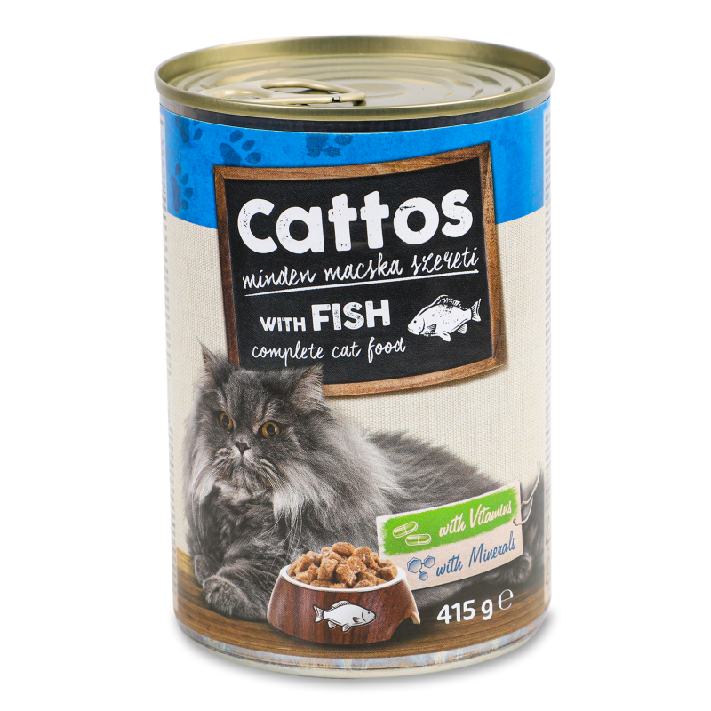 Корм д/дорослих котів з рибою 415г ж/б з ключем Кетос